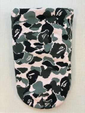 Bape Pink Green Black Camo Beanie